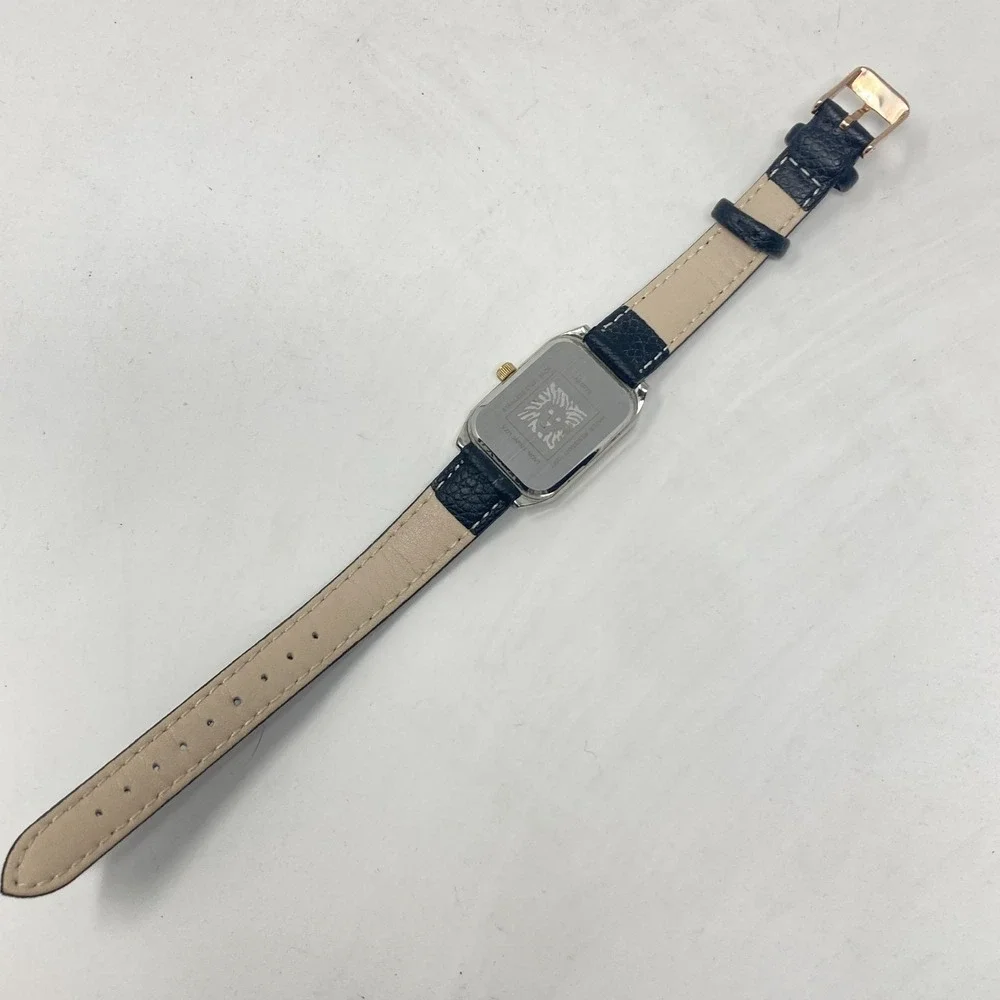 Anne Klein Women's Tank Watch 24mm Gold Silver Two Tone 30M WR New Battery 8" - Picture 13 of 16